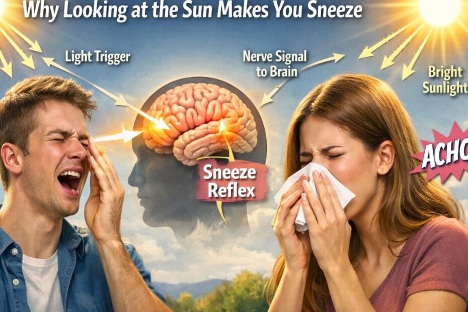 Photic Sneeze Reflex- Why Looking At The Sun Makes You Sneeze