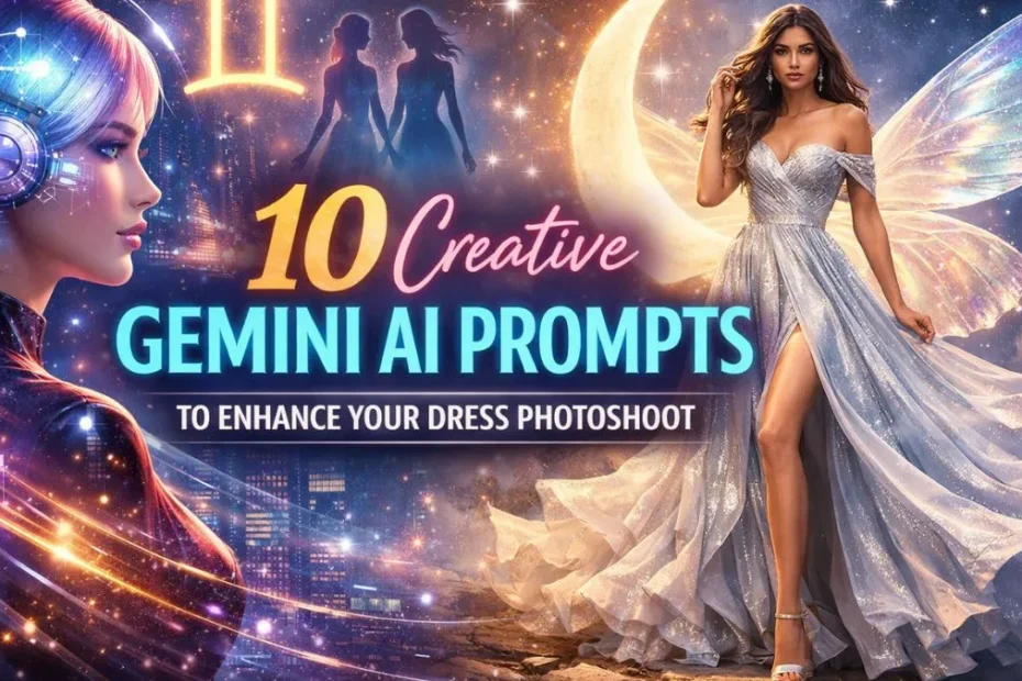 10 Creative Gemini AI Prompts to Enhance Your Dress Photoshoot