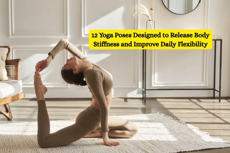 12 Yoga Poses Designed to Release Body Stiffness and Improve Daily Flexibility