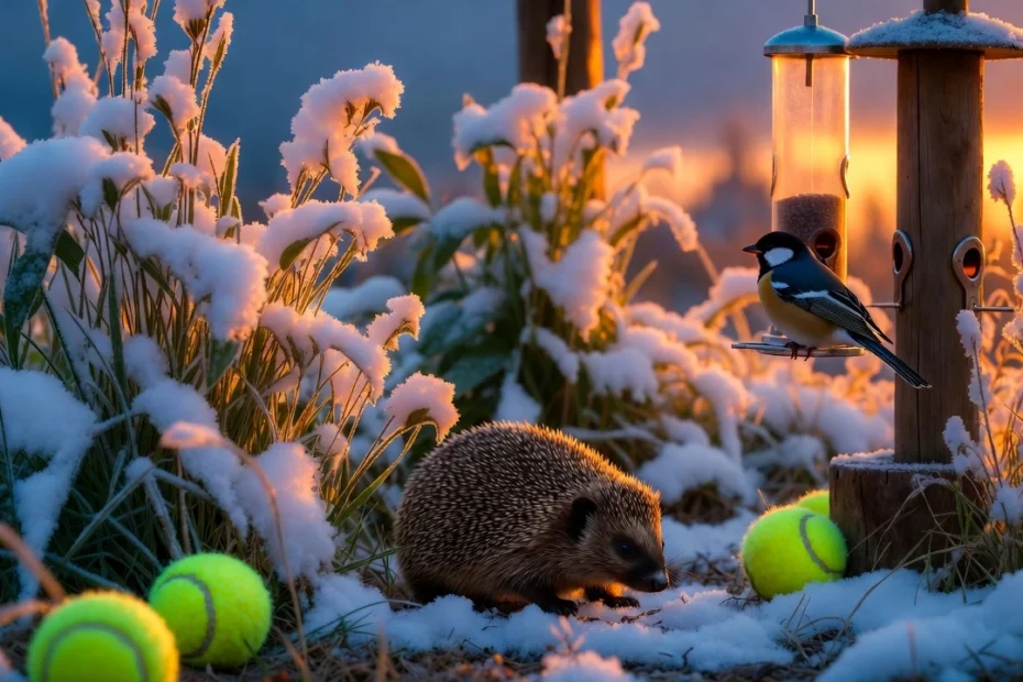 A Small Gesture That Saves Wildlife - How Tennis Balls Can Protect Birds And Hedgehogs This Winter