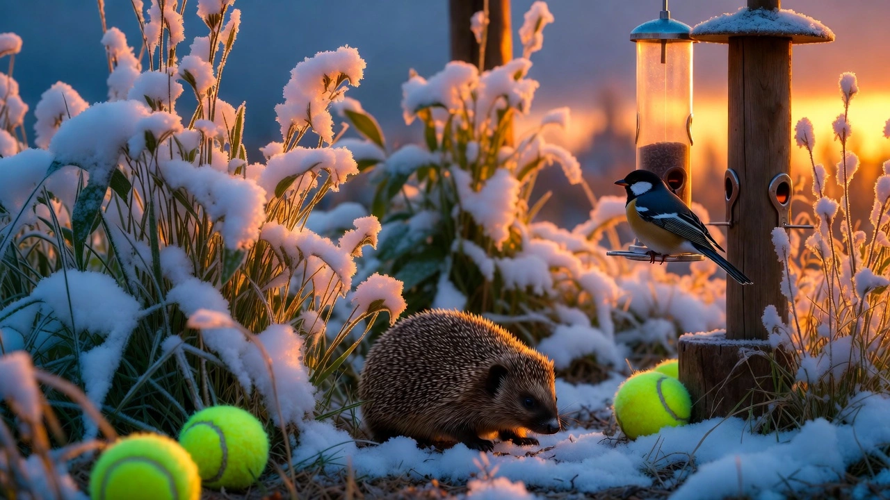 A Small Gesture That Saves Wildlife - How Tennis Balls Can Protect Birds And Hedgehogs This Winter