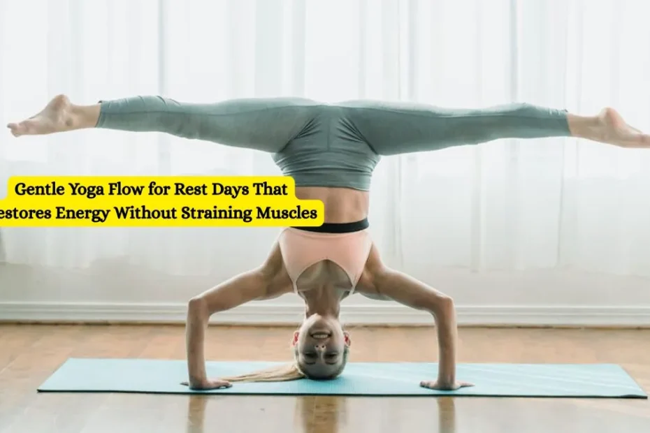 Gentle Yoga Flow for Rest Days That Restores Energy Without Straining Muscles