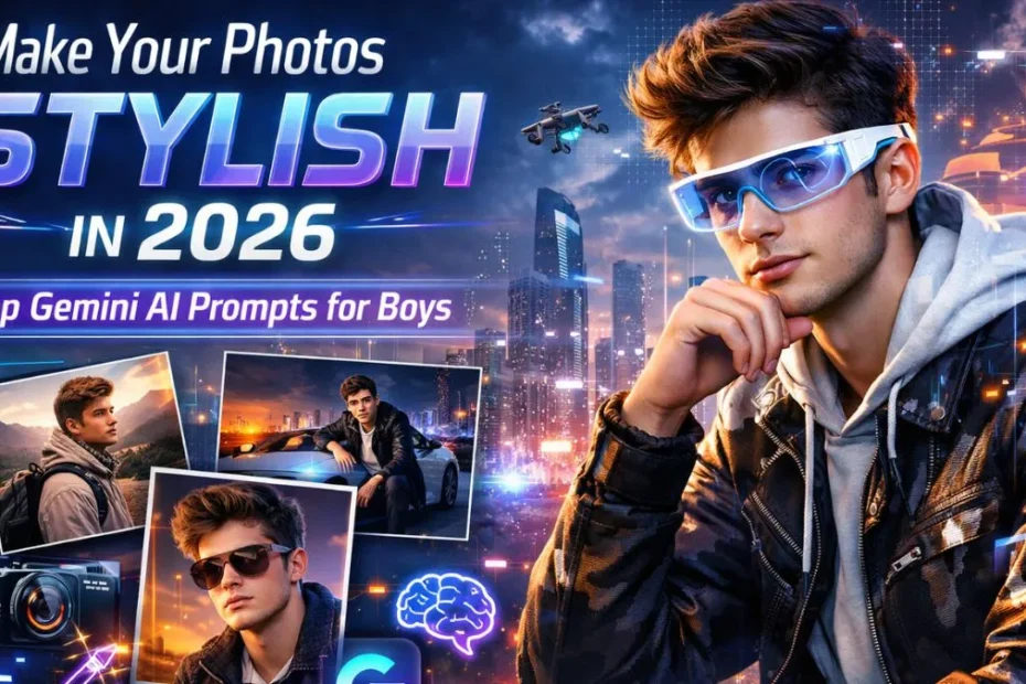 Make Your Photos Stylish in 2026 — Top Gemini AI Prompts for Boys